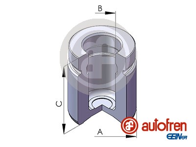 Piston, étrier de frein