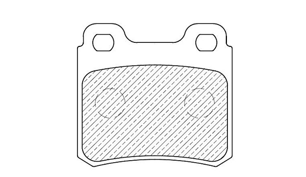 Kit de plaquettes de frein, frein à disque