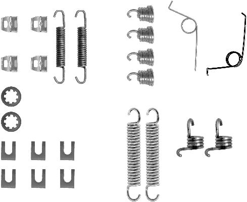 Kit d'accessoires, mâchoire de frein