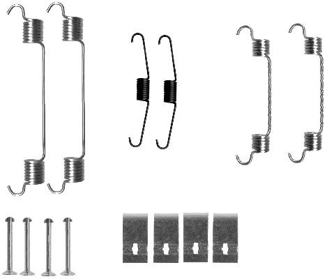 Kit d'accessoires, mâchoire de frein