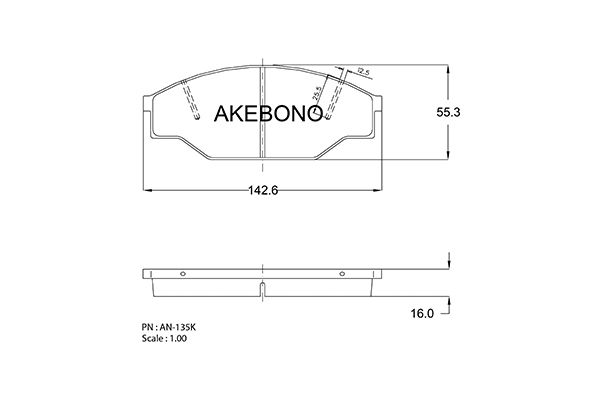 Kit de plaquettes de frein, frein à disque