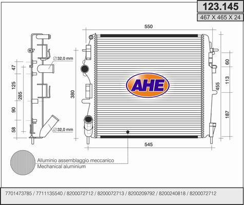 Radiateur, refroidissement du moteur