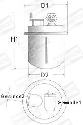 Filtre à carburant