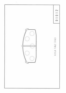 Kit de plaquettes de frein, frein à disque