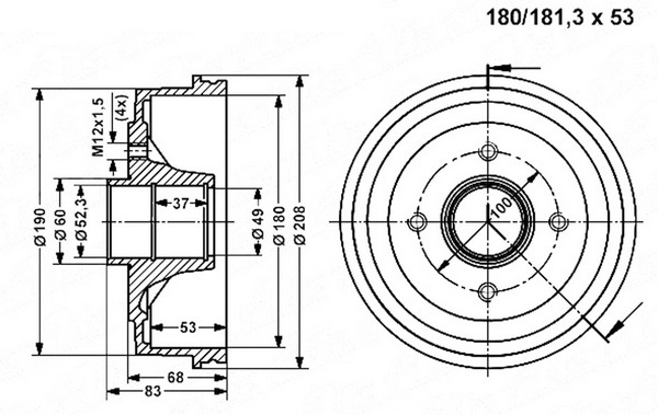 Tambour de frein