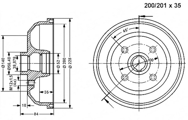 Tambour de frein