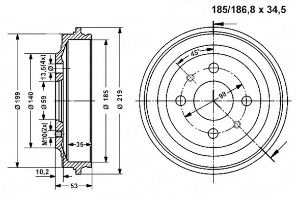 Tambour de frein