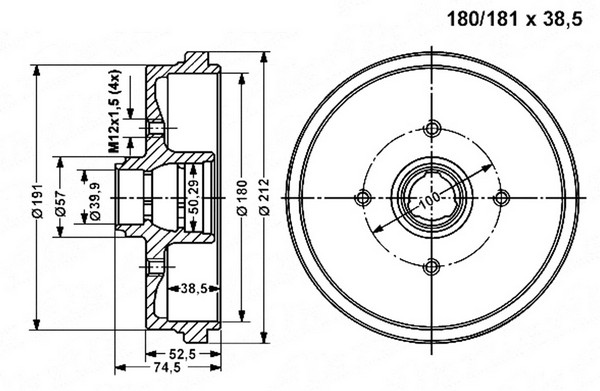 Tambour de frein