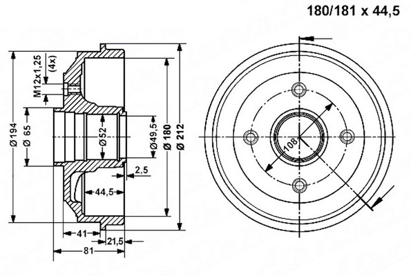 Tambour de frein