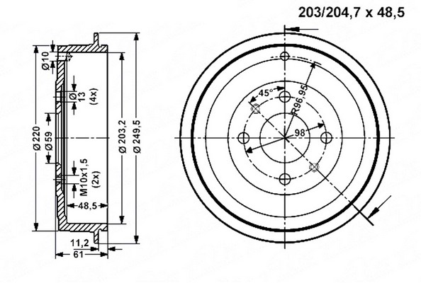 Tambour de frein