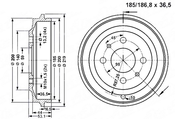 Tambour de frein