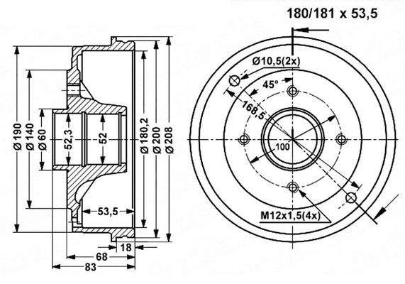 Tambour de frein