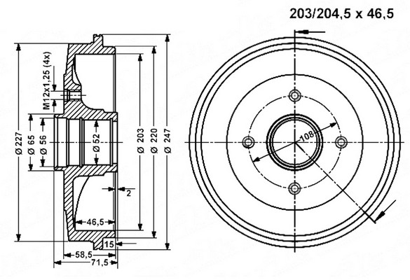 Tambour de frein