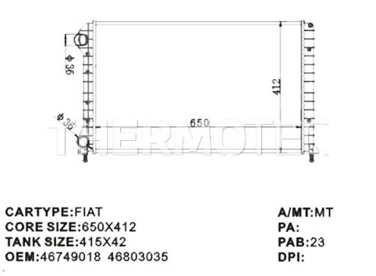 Radiateur, refroidissement du moteur