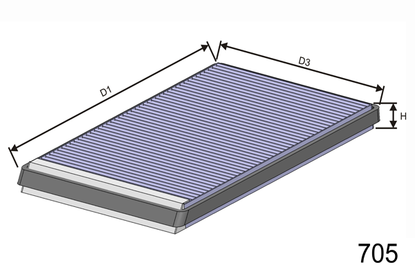 Filtre, air de l'habitacle