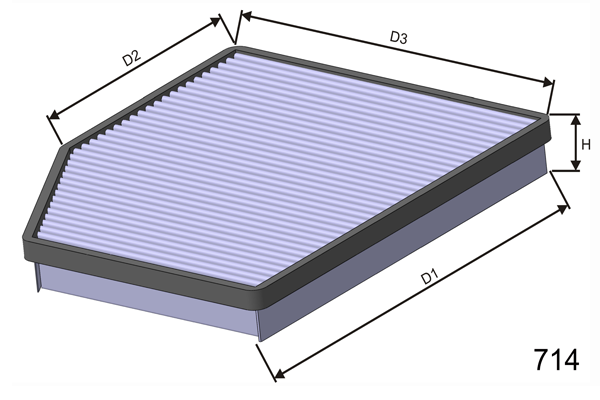 Filtre, air de l'habitacle