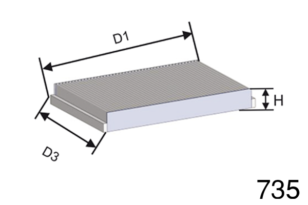 Filtre, air de l'habitacle