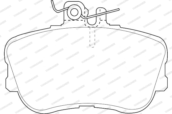 Kit de plaquettes de frein, frein à disque