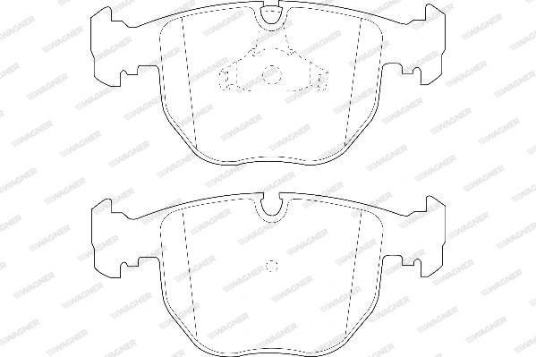 Kit de plaquettes de frein, frein à disque