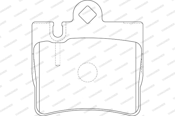 Kit de plaquettes de frein, frein à disque