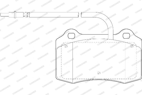 Kit de plaquettes de frein, frein à disque