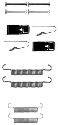 Kit d'accessoires, mâchoires de frein de stationnement