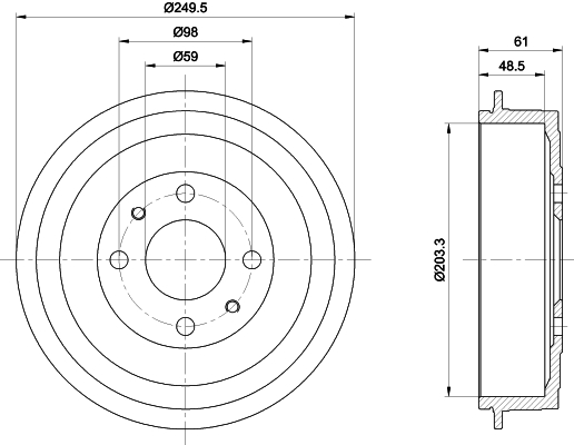 Tambour de frein