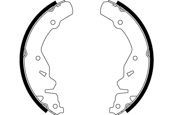 Jeu de mâchoires de frein