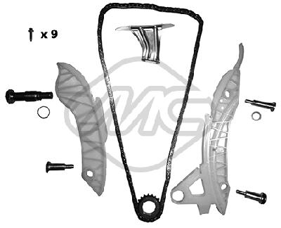 Kit de distribution par chaîne