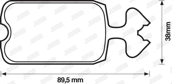 Kit de plaquettes de frein, frein à disque