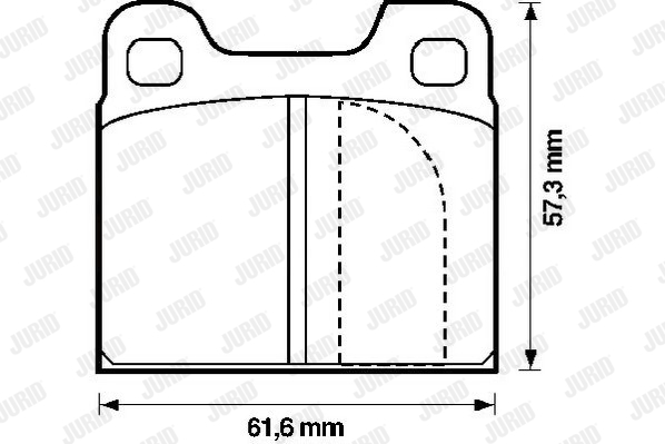 Kit de plaquettes de frein, frein à disque