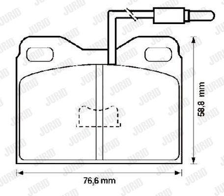 Kit de plaquettes de frein, frein à disque