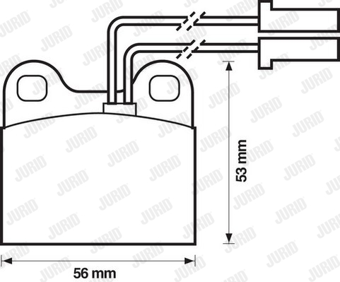 Kit de plaquettes de frein, frein à disque