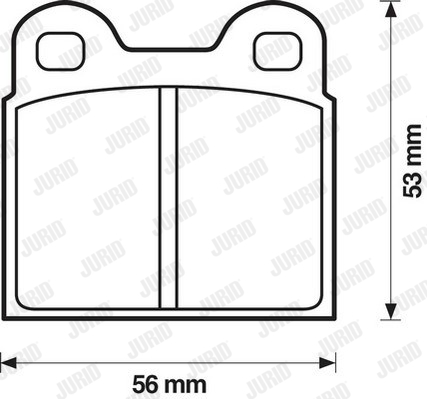 Kit de plaquettes de frein, frein à disque