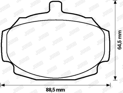 Kit de plaquettes de frein, frein à disque