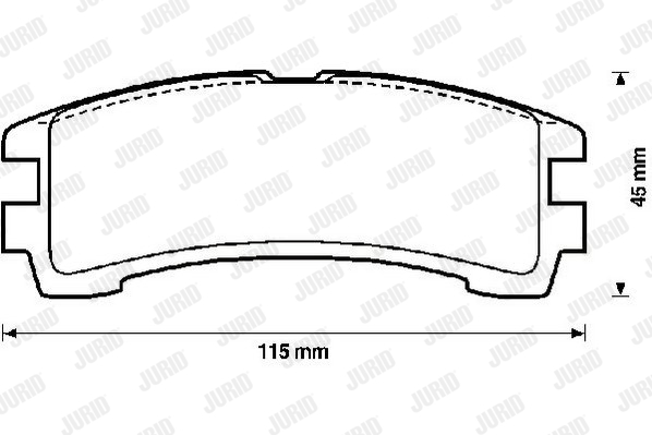 Kit de plaquettes de frein, frein à disque