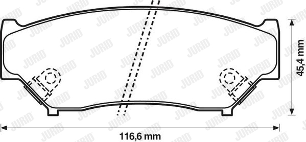 Kit de plaquettes de frein, frein à disque