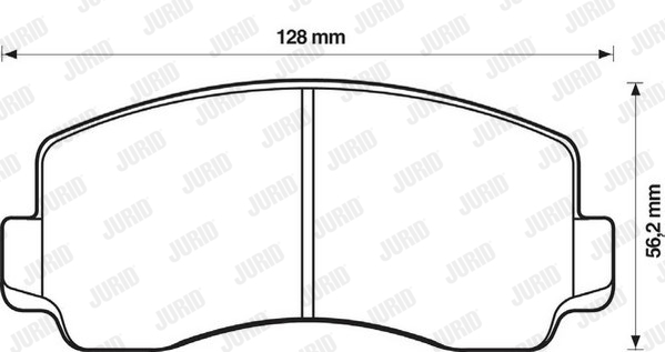 Kit de plaquettes de frein, frein à disque