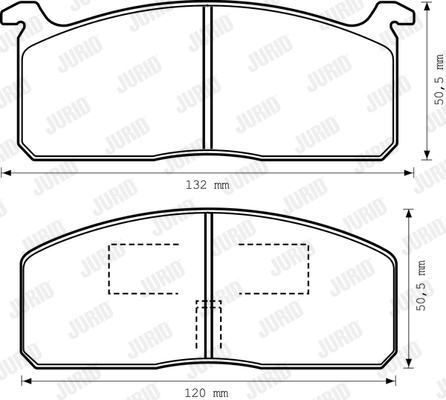 Kit de plaquettes de frein, frein à disque