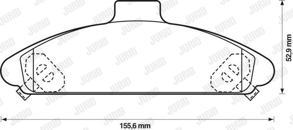 Kit de plaquettes de frein, frein à disque