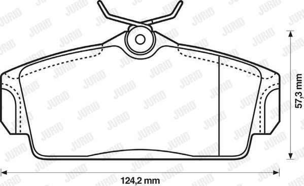 Kit de plaquettes de frein, frein à disque