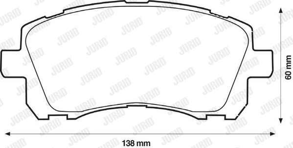 Kit de plaquettes de frein, frein à disque