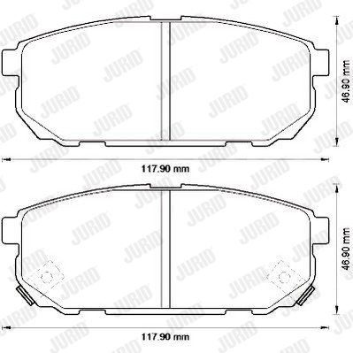 Kit de plaquettes de frein, frein à disque