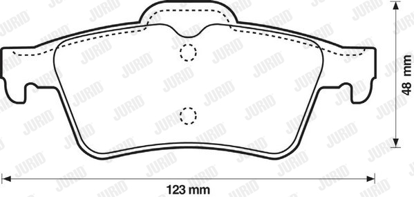 Kit de plaquettes de frein, frein à disque