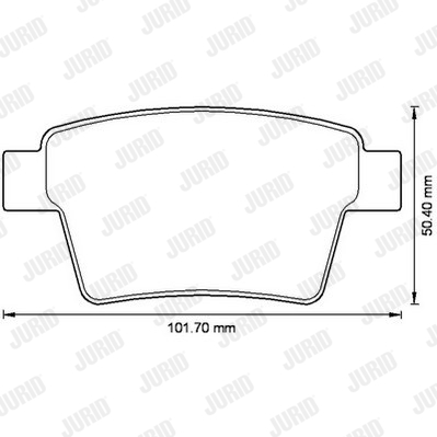 Kit de plaquettes de frein, frein à disque