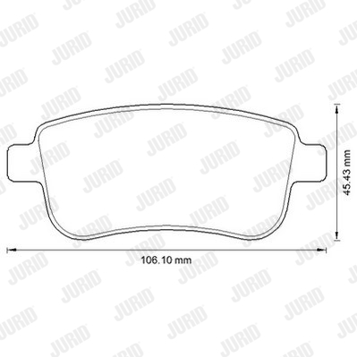 Kit de plaquettes de frein, frein à disque