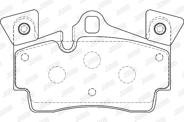 Kit de plaquettes de frein, frein à disque