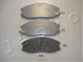 Kit de plaquettes de frein, frein à disque