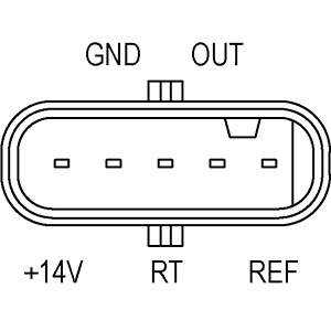 Débitmètre de masse d'air