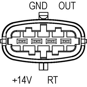 Débitmètre de masse d'air